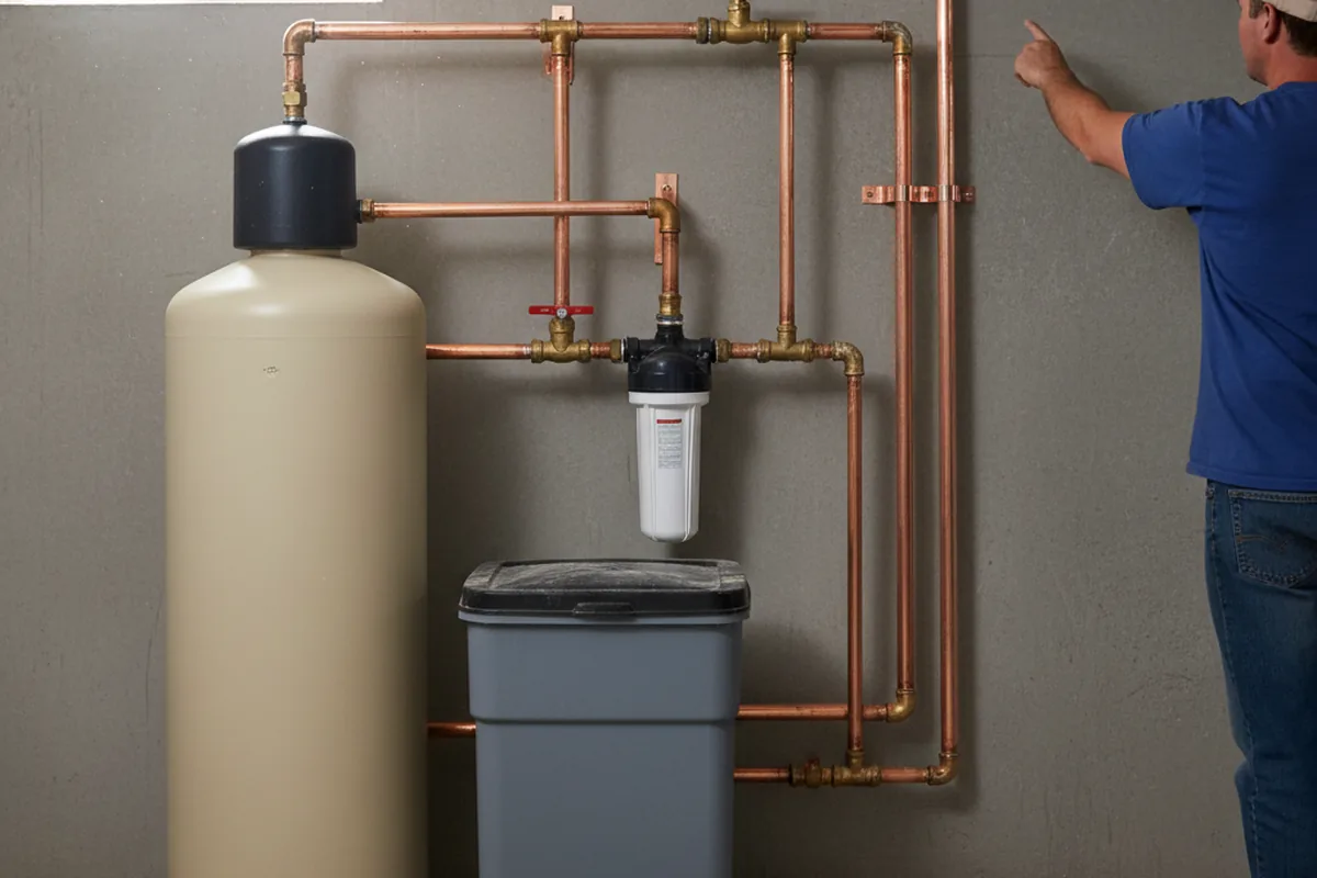 Whole-house water treatment system installed in Fenwick